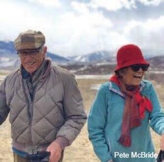 John and Laurie McBride on their ranch